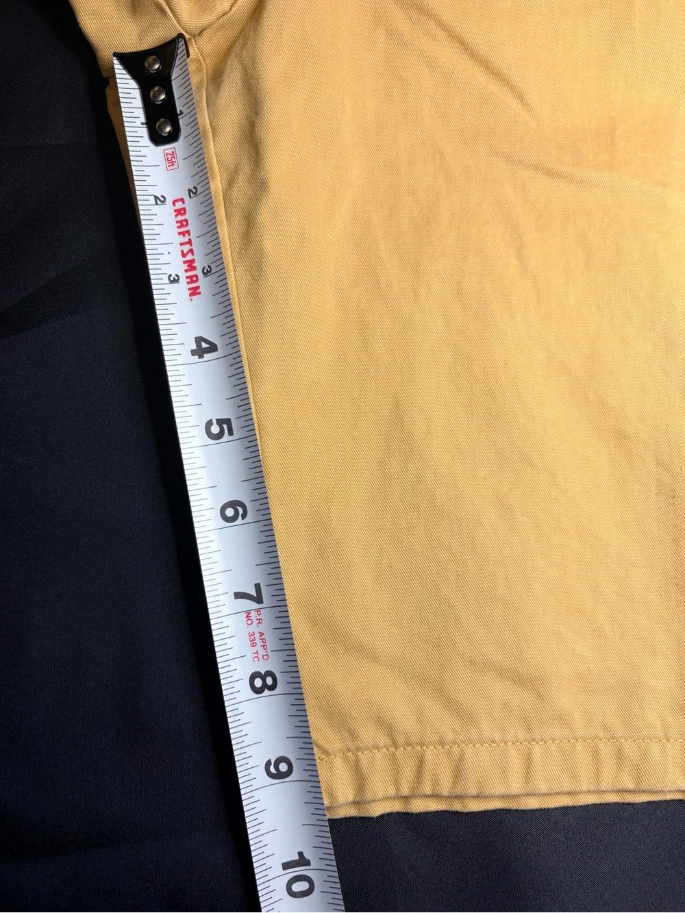 Banana Republic Yelowish Khaki Flat Front Men's Shorts Sz 30